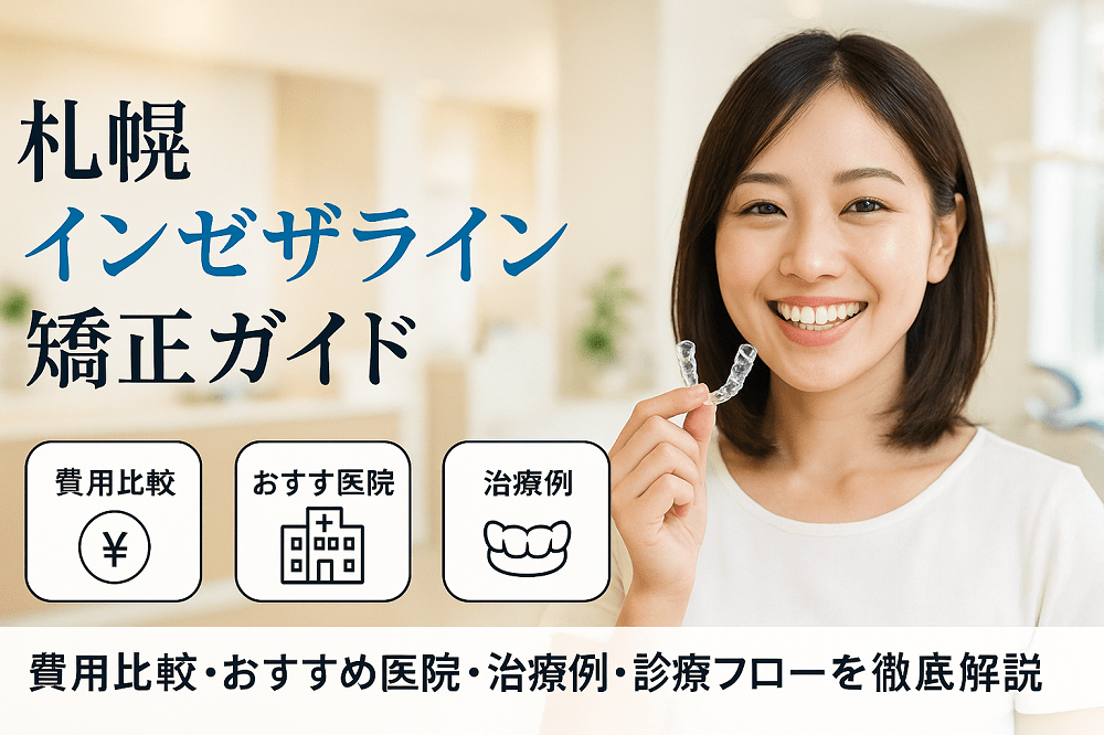 札幌でインビザラインの矯正全知識と費用比較|おすすめ医院・治療例・診療フロー完全ガイド