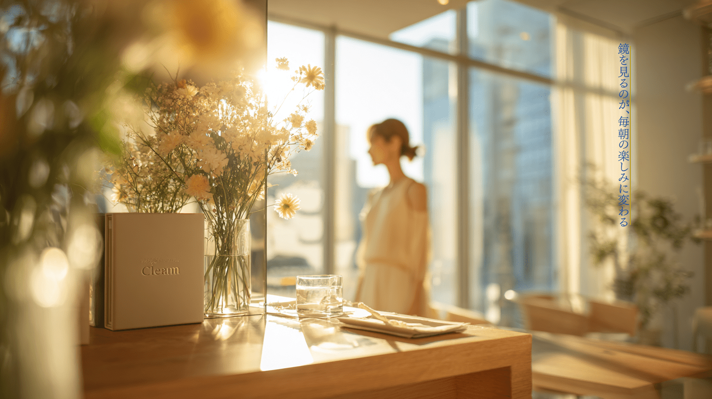 鏡を見るのが、毎朝の楽しみに変わる。