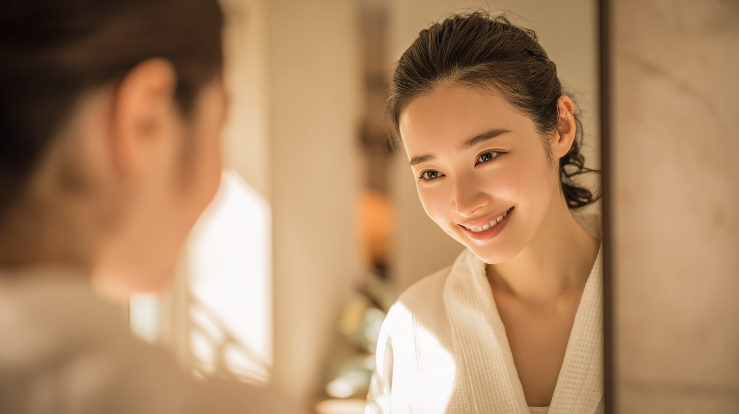 「笑うとき、無意識に口元を隠していませんか？」